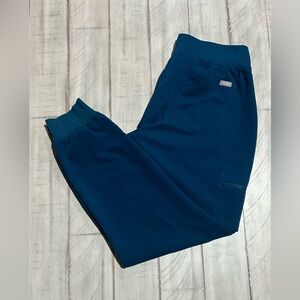 Figs Medium Dark Teal Joggers